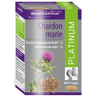 Chardon Marie Platinum Extrait standardisé 60 capsules végétales