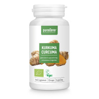 Curcuma Bio 120 gélules - Purasana - Gélules de plantes - 1-Curcuma Bio 120 gélules - Purasana