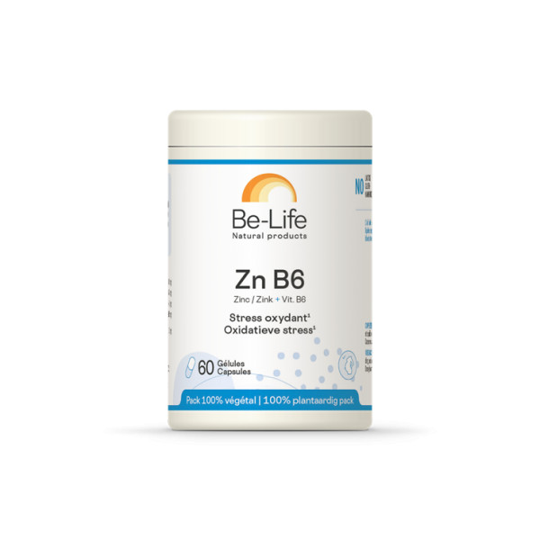 Zinc (Zn) B6 60 gélules - Be-Life - Minéraux - 2