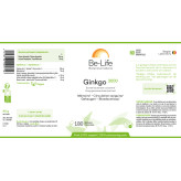 Ginkgo 3000 extrait 180 gélules - Be-Life - Toute la gamme Be-Life - 2