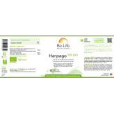 Harpago (Extrait de Griffe du diable) 750 Bio 60 gélules - Be-Life - Phytothérapie - 2