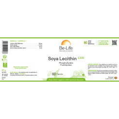 Soja Soya Lecithin 1200  60 gélules - Be-Life - Complément alimentaire - 3