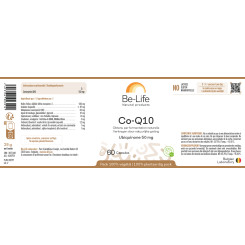 Co-Q10 Ubiquinone 50 mg 60 gélules - Be-life - Complément alimentaire - 3