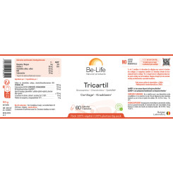 Tricartil 60 gélules - Be-Life - Complexes Multi-vitamines et  Minéraux - 2