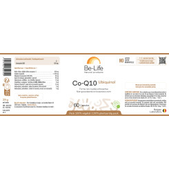 Co-Q10 Ubiquinol 60 caps. - Be-Life - Enzymes - 3