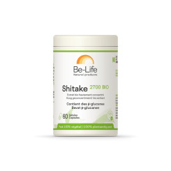 Shitake (Extrait) 2700 Bio 60 gélules - Be-Life - Gélules de plantes - 2