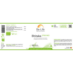Shitake (Extrait) 2700 Bio 60 gélules - Be-Life - Gélules de plantes - 3