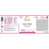 Hair & Nail 90 gélules - Be-Life - Complexes Multi-vitamines et  Minéraux - 3