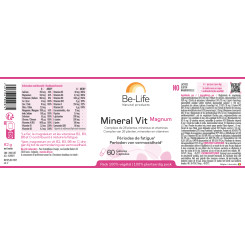 Minéral Vit. Magnum 60 gélules - Be-Life - Complément alimentaire - 2