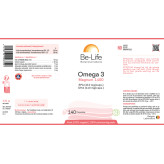 Oméga 3 Magnum 1400 140 gélules - Be-Life - Acides Gras essentiels (Omega) - 2