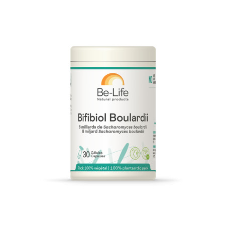 Bifibiol boulardii 30 gélules - Be-Life - Probiotiques - Prébiotiques - Entretien du colon - 1