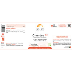 Chondro 650 (sulfate de chodroïtine) 60 gélules - Be-Life - Chondroïtine - Glucosamine - MSM - 2