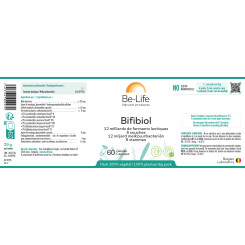 Bifibiol (ferments lactiques) 60 gélules - Be-Life - Probiotiques - Prébiotiques - Entretien du colon - 3