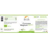 Curcuma Magnum (Extrait) + piperine 3200 Bio 60 gélules - Be-Life - Toute la gamme Be-Life - 2