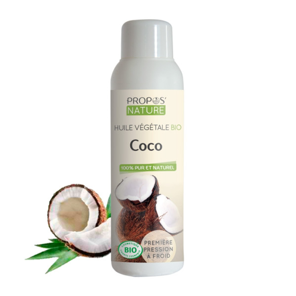 Huile essentielle de noix de coco et vanille 100 % pure pour