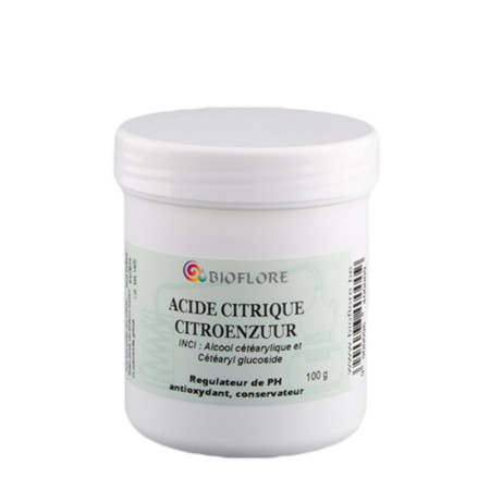 Acide cirtrique 100 gr - Bioflore - Herboristerie du Valmont