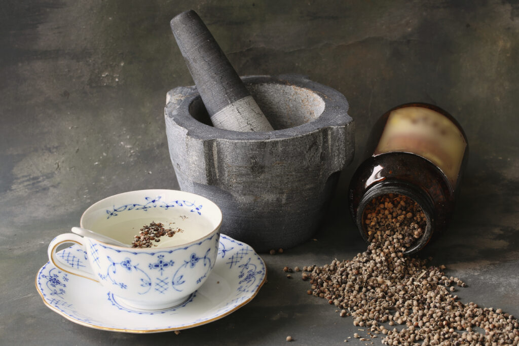 tisane gattilier agnus castus tasse de thé