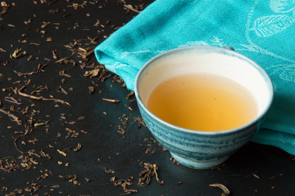 tisane haricot tasse de thé infusion