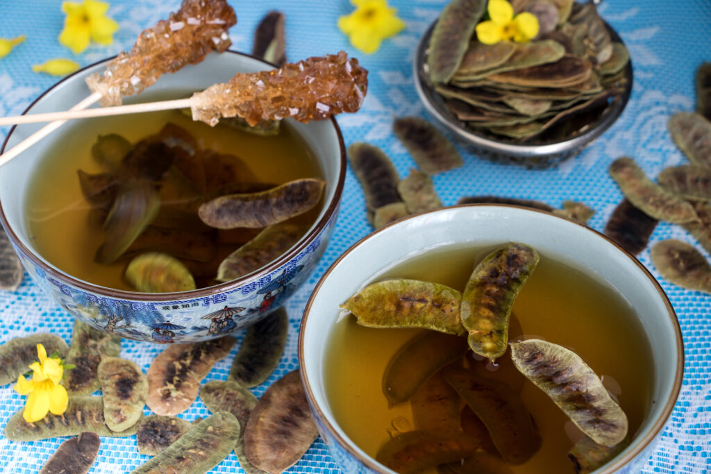 tisane séné feuilles infusion tasse de thé