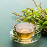 tisane mélisse infusion plantes tasse de thé