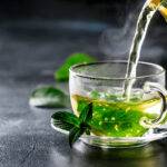 tisane menthe feuilles infusion tasse de thé